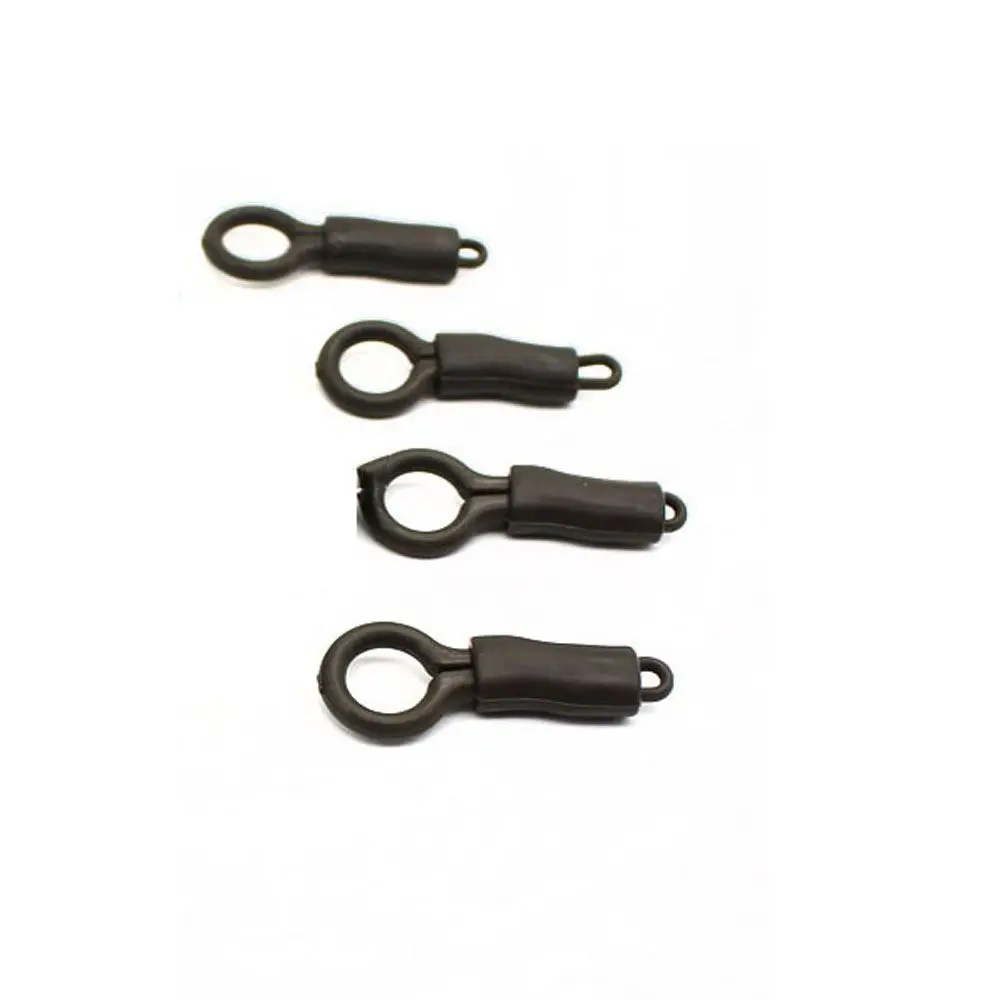 Фиксирующие зажимы для поводка черные резиновые 20 шт