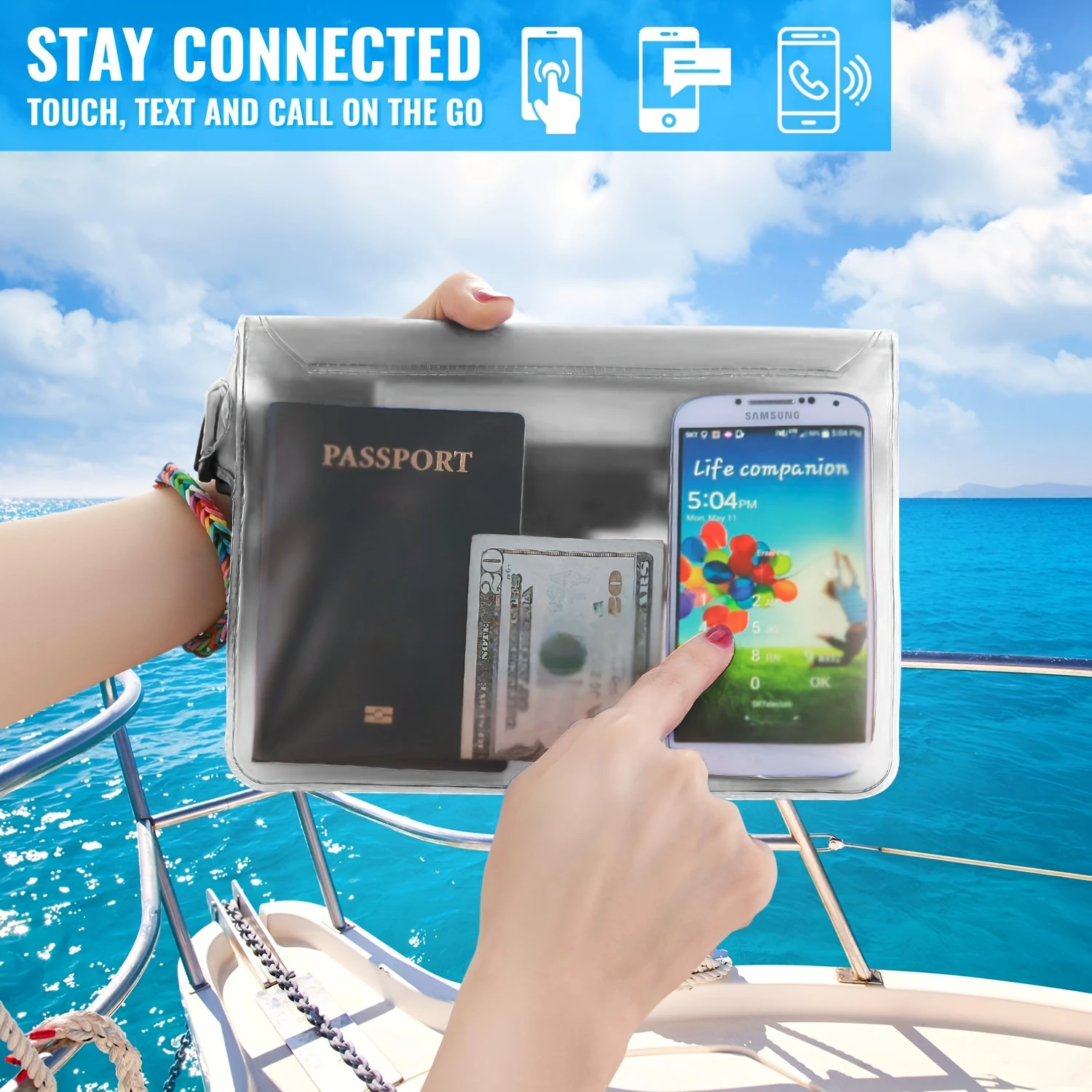 Водонепроницаемый чехол с ремешком на талии 2 упаковки лучший способ безопасного