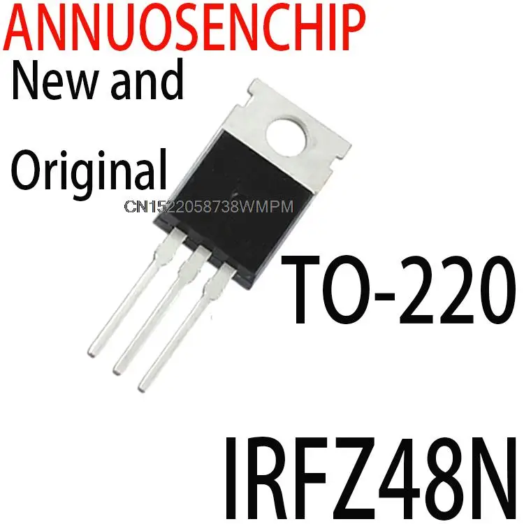 100 шт., мощный МОП-транзистор IRFZ48N TO-220 IRFZ48 FZ48N IRFZ48NPBF, высокое качество