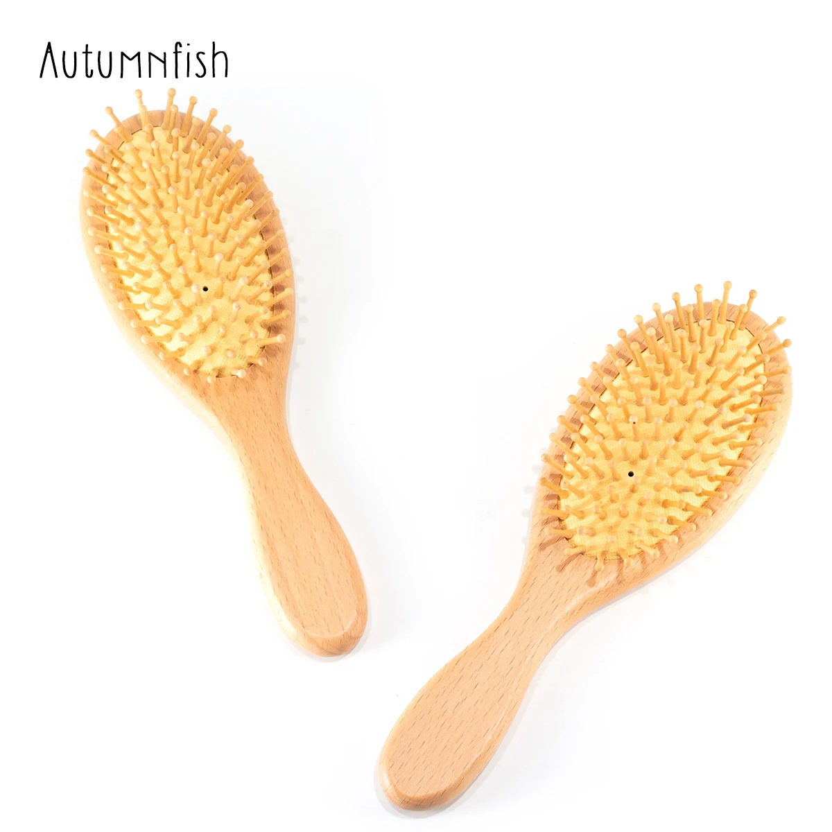 Autumnfish Воздушная подушка деревянная расческа из бука массажная Расческа с