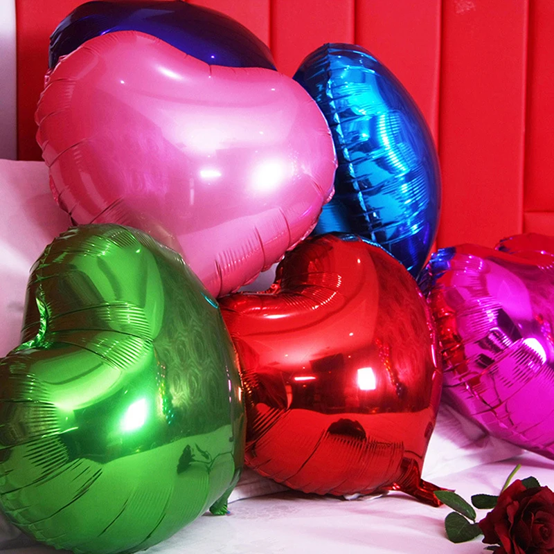 

1pc Heart Balloon 75cm Red Heart Shape Air Party Balloons Valentines Day Wedding Love Decorations Marriage Supplies Foil Balloon