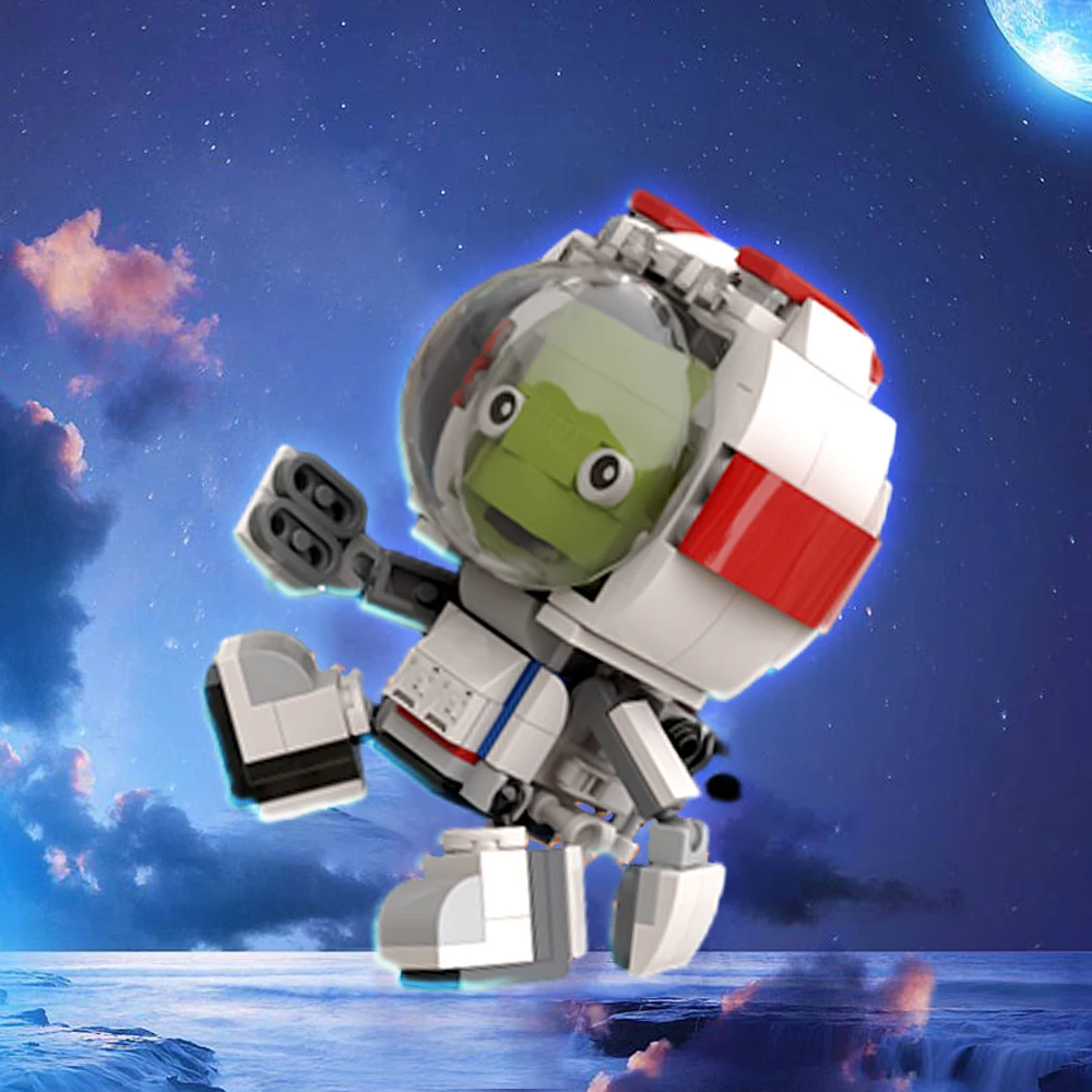 Moc Kerbal Космическая программа Строительные блоки Зеленый гуманоид Пришельцы