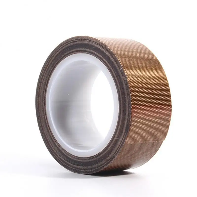 

10m High Temperature Resistance Adhesive Tape 300 Degree Cloth Ptfe Tape Heat Insulation Sealing Machine Tapes Roll Waterproof