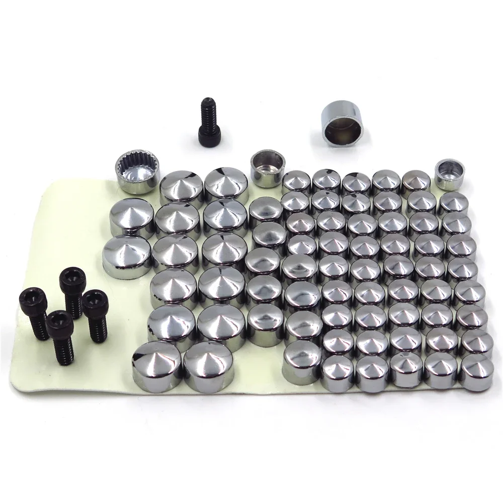

Aftermarket Motorcycle Bolts Toppers Caps For Harley Davidson 2007-2013 TOURING FLT FLH 2008 2009 2010 2011 2012 Chrome