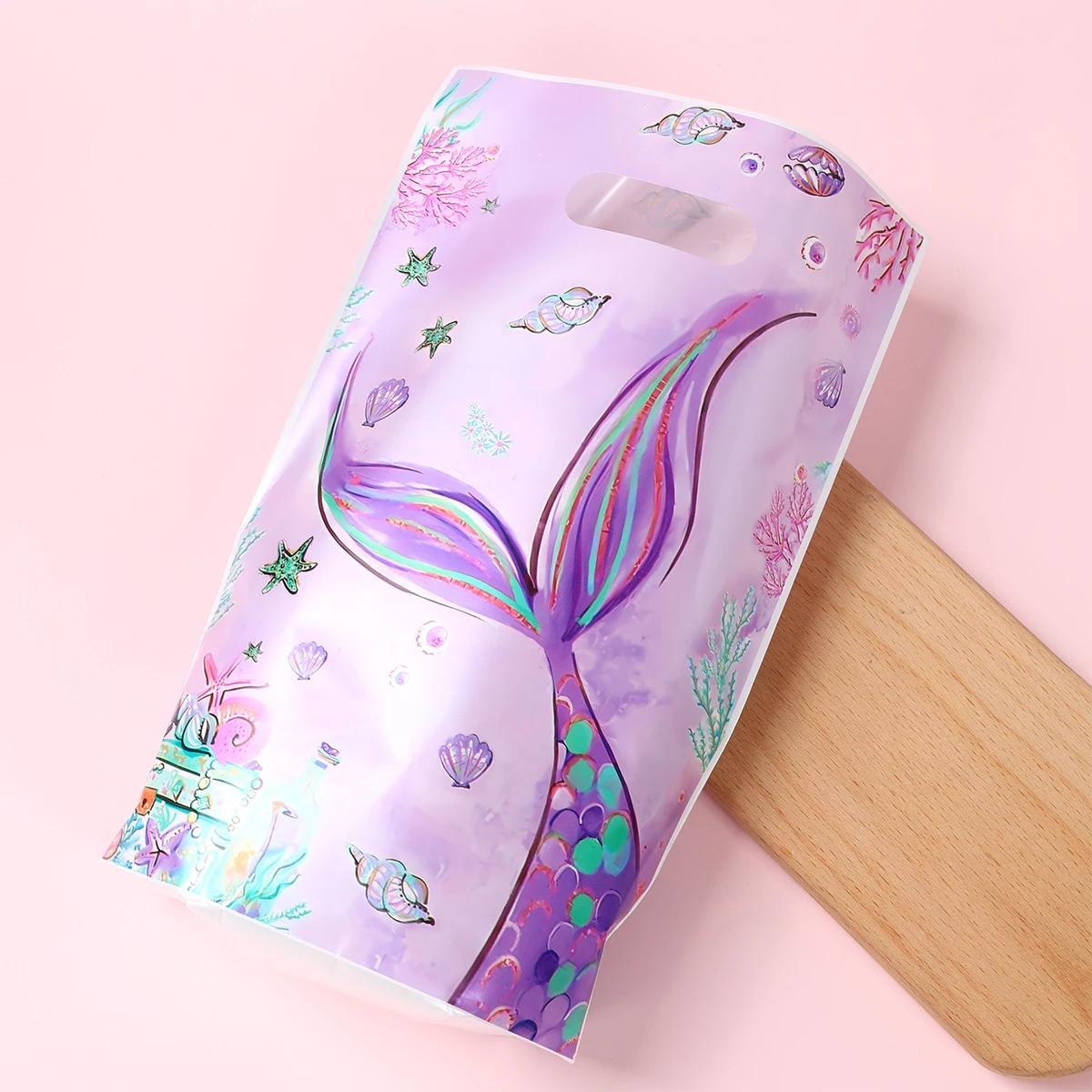 Пластиковые пакеты в виде русалки конфеты с хвостом подарочные для на день