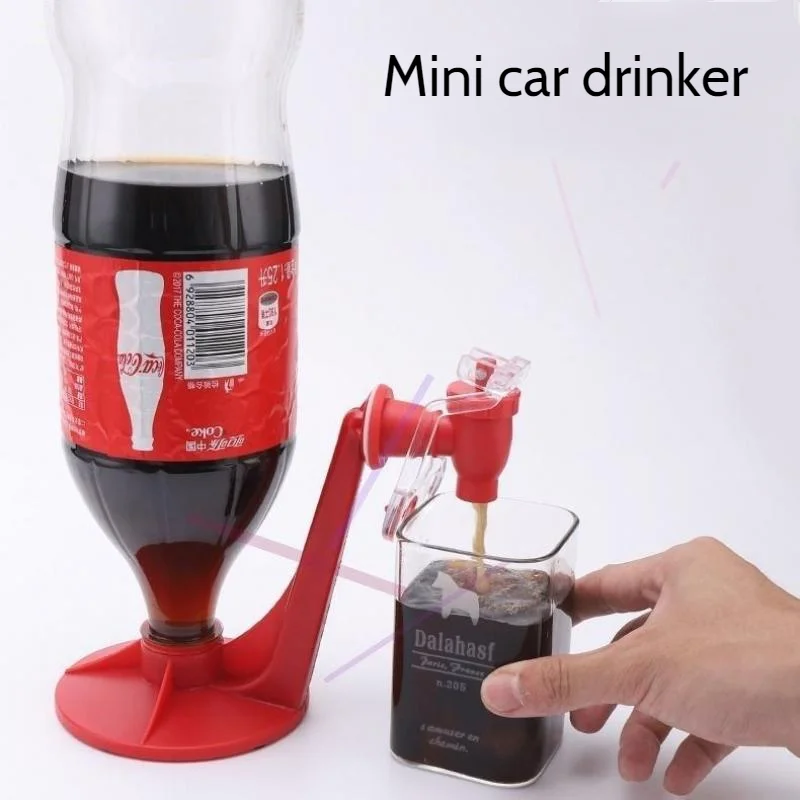 Novelty Lemonade Soda Dispenser Bottle Coke Inverted Drinker Upside Down Drinking Water Dispenser Machine Bar Kitchen Gadget
