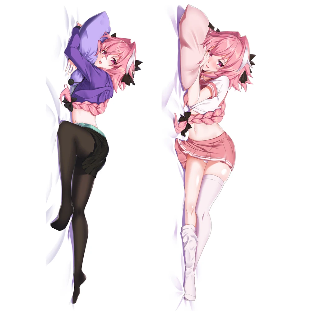 

Astolfo Rider Fate/apocrypha Dakimakura Anime Hugging Body Pillow Case 2 Side Print Soft Custom Throw Soft Pillowcase Otaku Gift