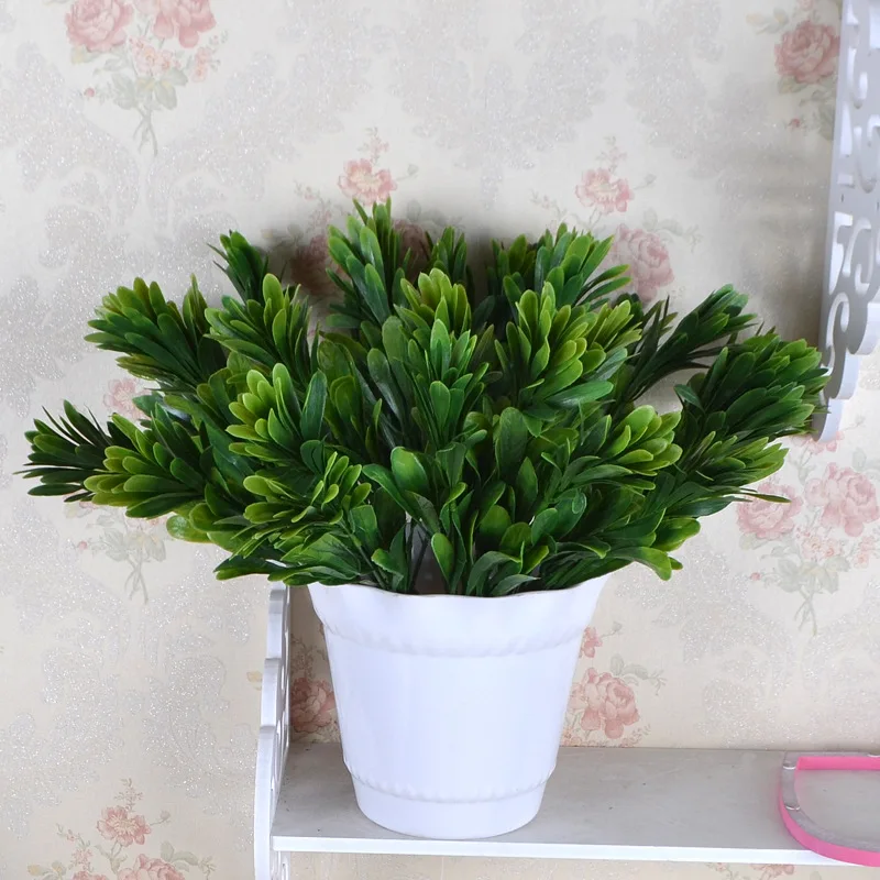 

Simulated green plants garden greening five layer grass plant wall engineering flower props plastic flowers
