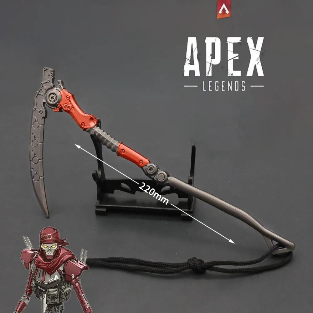 

Apex Legends Heirloom Revenant Heirloom Dead Man Curve Game Keychain Weapon Knife Katana Sword Samurai Gifts Kids Toys for Boy