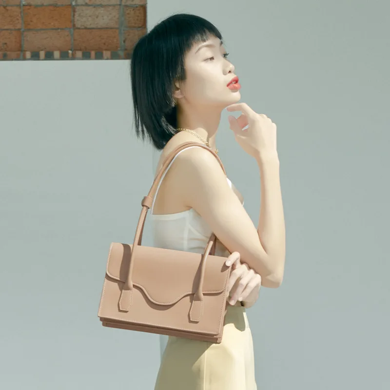 

Women Cross-border Joker Leather Handbag with High Sense of Personality Envelope Bag Shoulder Underarm Bag Handbag