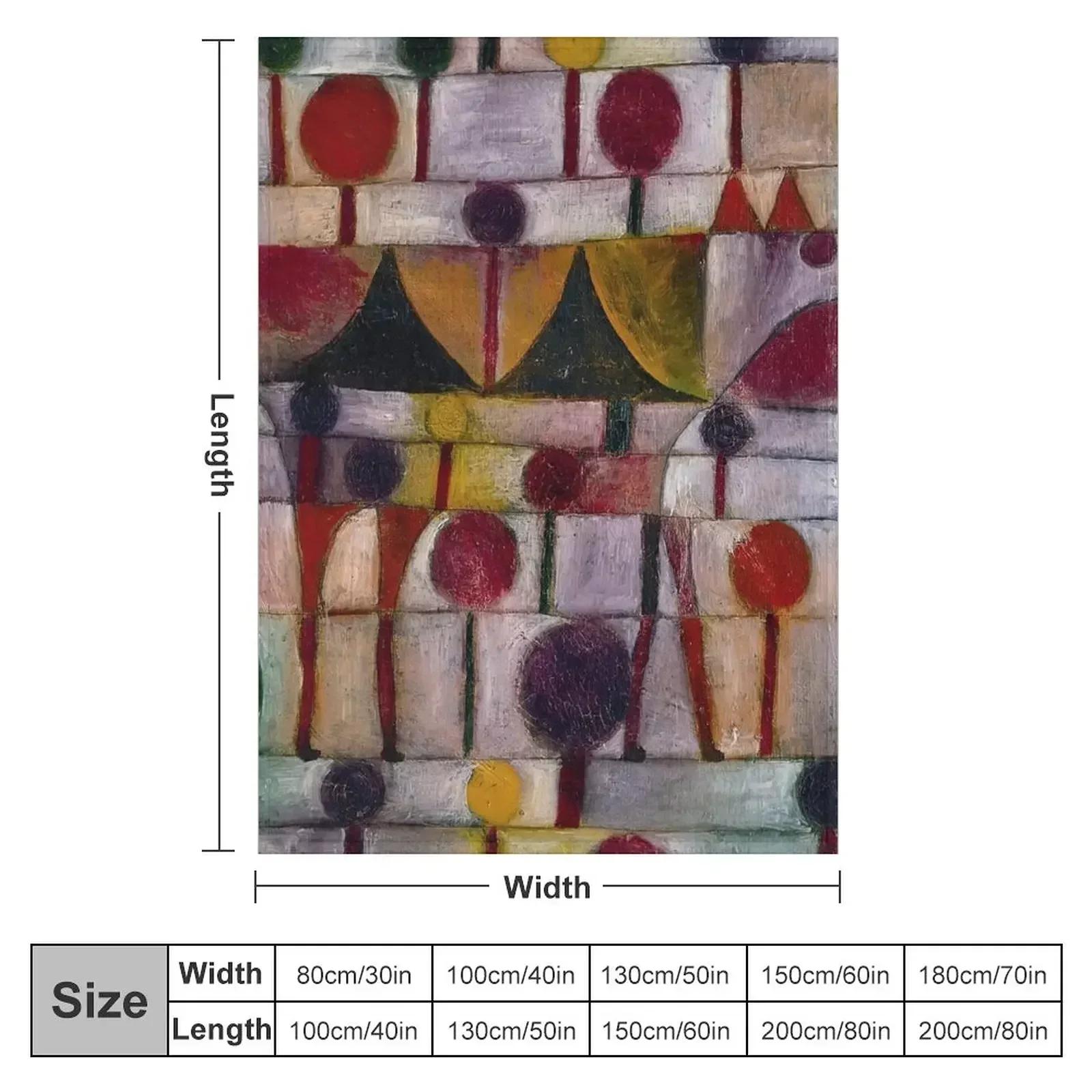 Kamel (в ритме. Baumlandschaft) Paul Klee одеяло для дивана декоративные одеяла