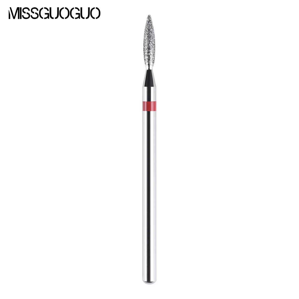1PC Diamond Milling Cutters Pointed Head Design for Manicure Pedicure Cuticle Clean Burr Electric Nail Drill Bit Nail Files images - 6