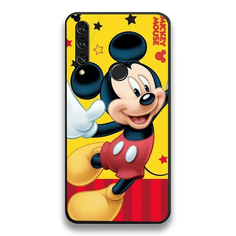 Чехол для телефона с изображением Микки и Минни Маус Huawei Y6P Y8S Y8P Y5II Y5 Y6 2019 P Smart Prime Pro