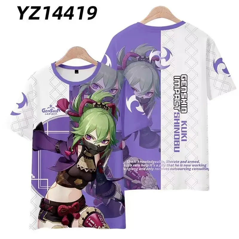 Футболка унисекс с 3D-принтом Kukishinobu и круглым вырезом