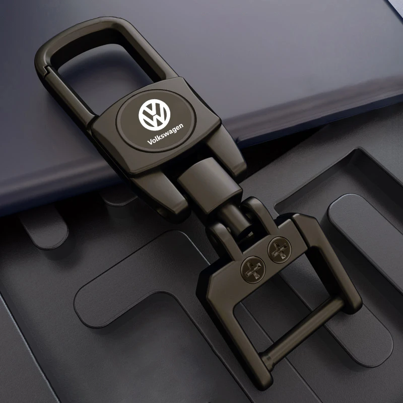 

Брелок для ключей автомобиля, однотонный брелок из натуральной кожи, для Volkswagen Golf, Polo, Passat, Touran, Jetta