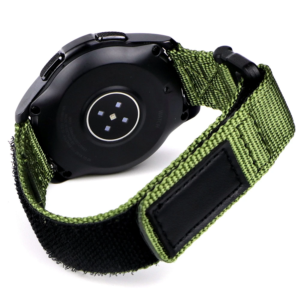 Premium Nylon Sport Military Watch Band For Samsung Galaxy Watch Straps For Men With Quick Release for Smart Watch 20mm 22mm