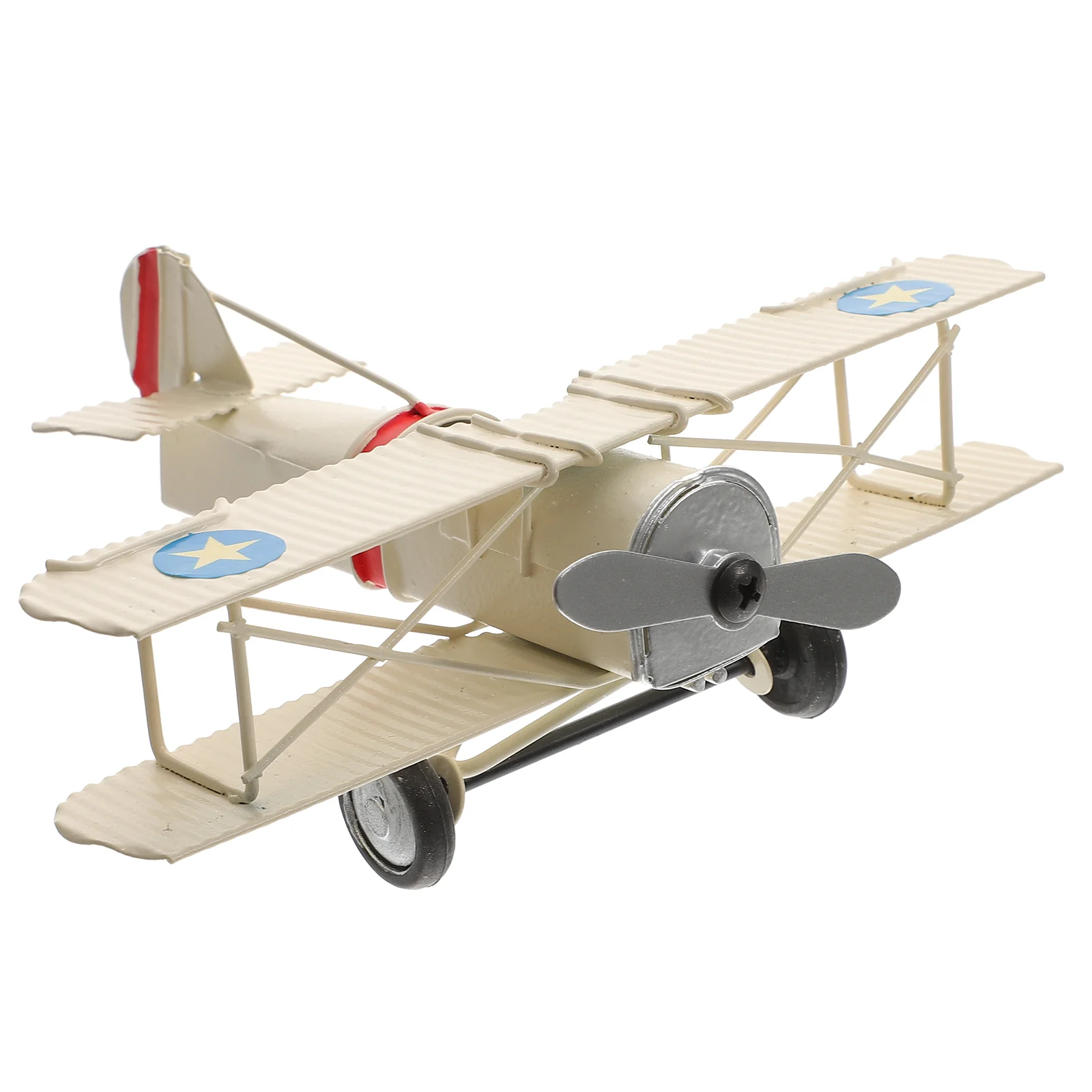 

Boys Outdoor Toys Airplane Model Ornament Decorations Iron Miniature White Models Planes Child