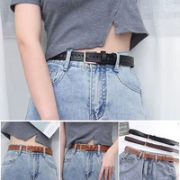 fashion pu leather buckle pants jean waist belt waistband dress belt female belt strap
