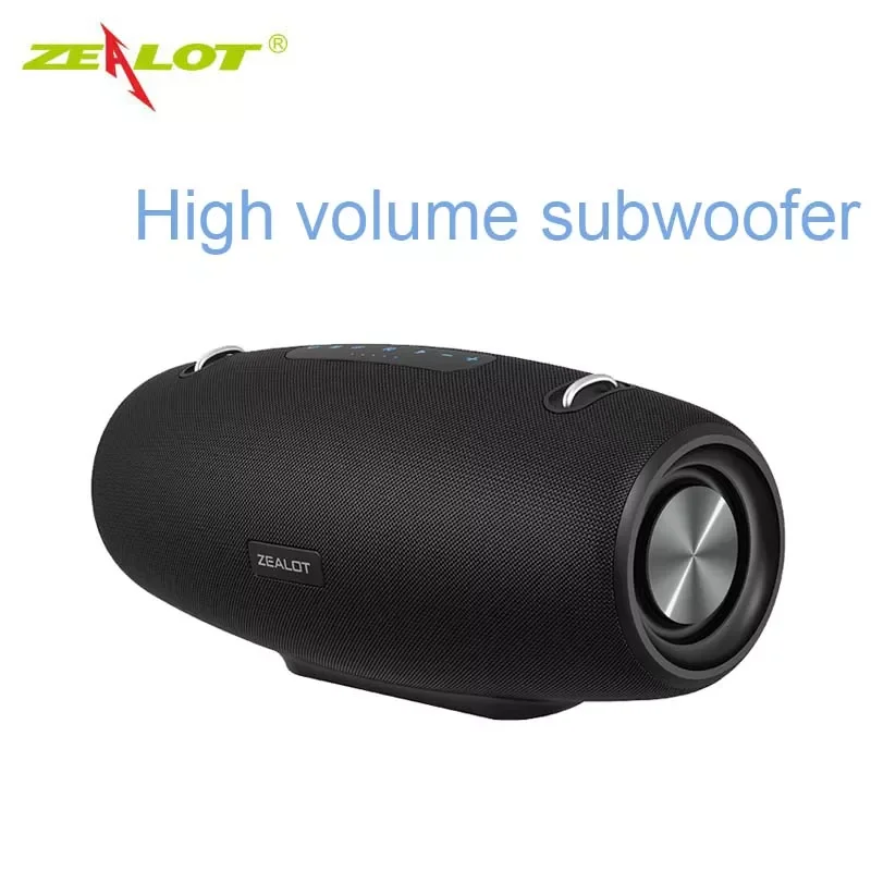 

Bluetooth-Колонка Zealot S67 портативная беспроводная с сабвуфером, 360 °