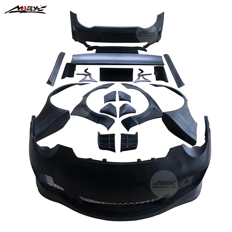 Комплекты кузова для Porsche 997 Tur bo Комплект LB Style Волокно стекло Бамперы Колесо Арка