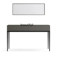 lbx minimalist light luxury entrance cabinet home wall mounted custom high leg table italian dressing table