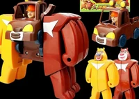creative cute bear animation film movie model action figure deformation robot transformation assembly toy for kid gift 7