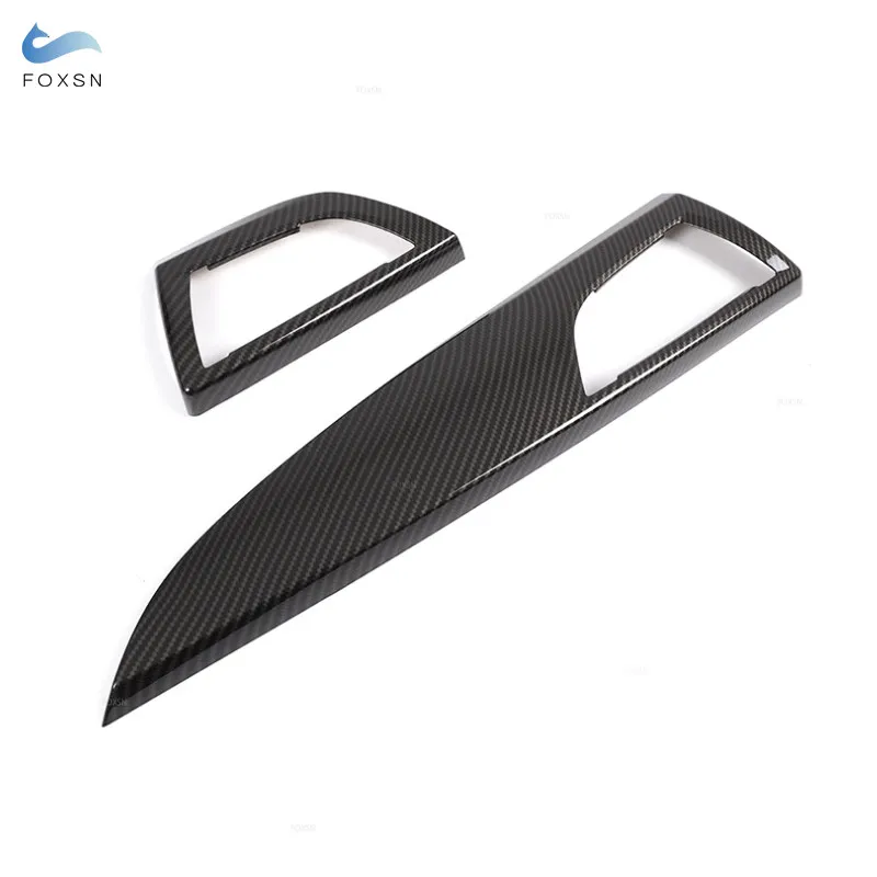 LHD для BMW 1 2 серии F20 F21 F22 F23 2012-2017 текстура из углеродного волокна панель приборной