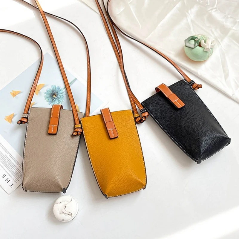 

Women Pu Leather Mobile Phone Bag Small Shoulder Bag Shoulder Messenger Bag Purses and Handbags Cell Phone Packet