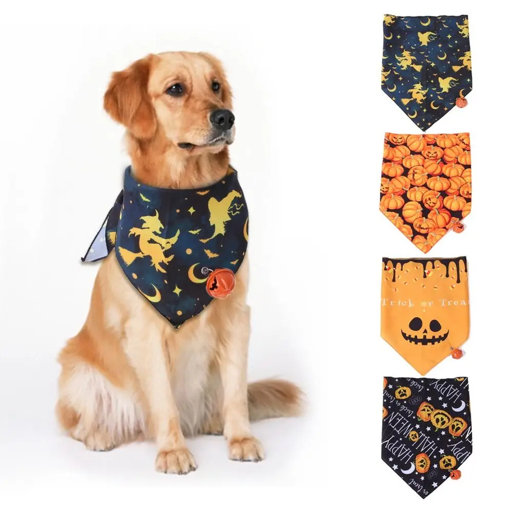 Witch Puppy Bibs Dress Up Halloween Pet Supplies