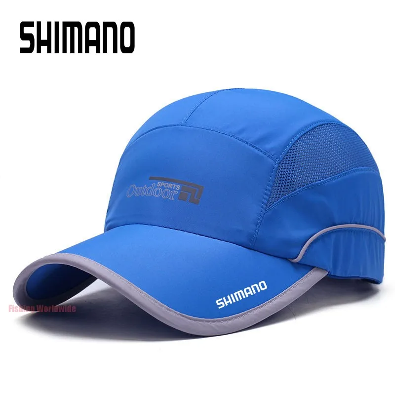 

2022 New Shimanos Summer Men Women Sunbonnet Fishing Hat Printed Outdoor Sun Protection Hiking Cap Riding Hat Quick Dry UV Cap