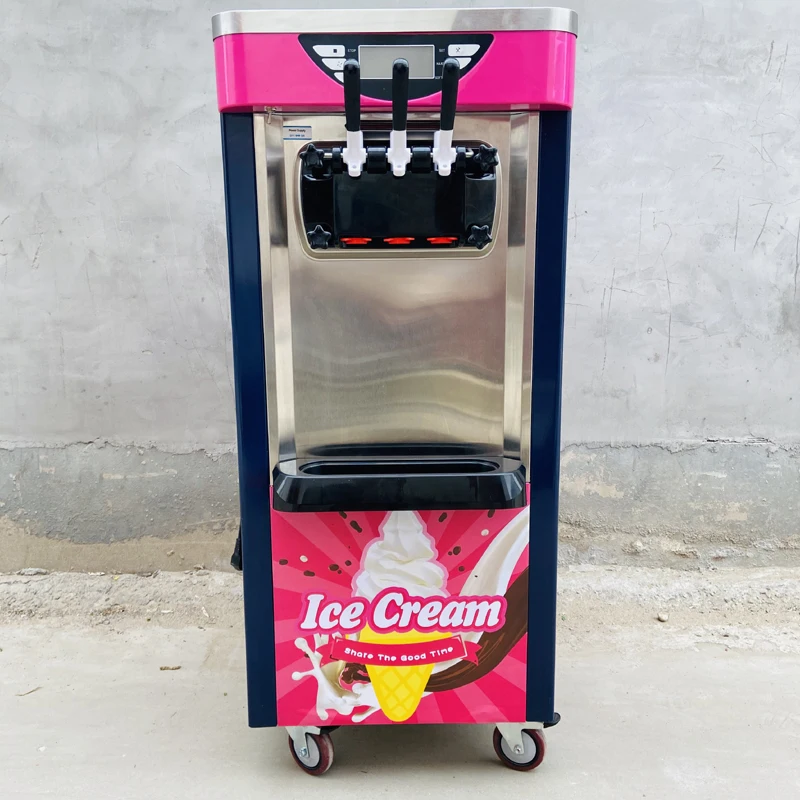 

Машина для мороженого Коммерческая настольная умная конусная машина автоматическая вертикальная машина для мороженого