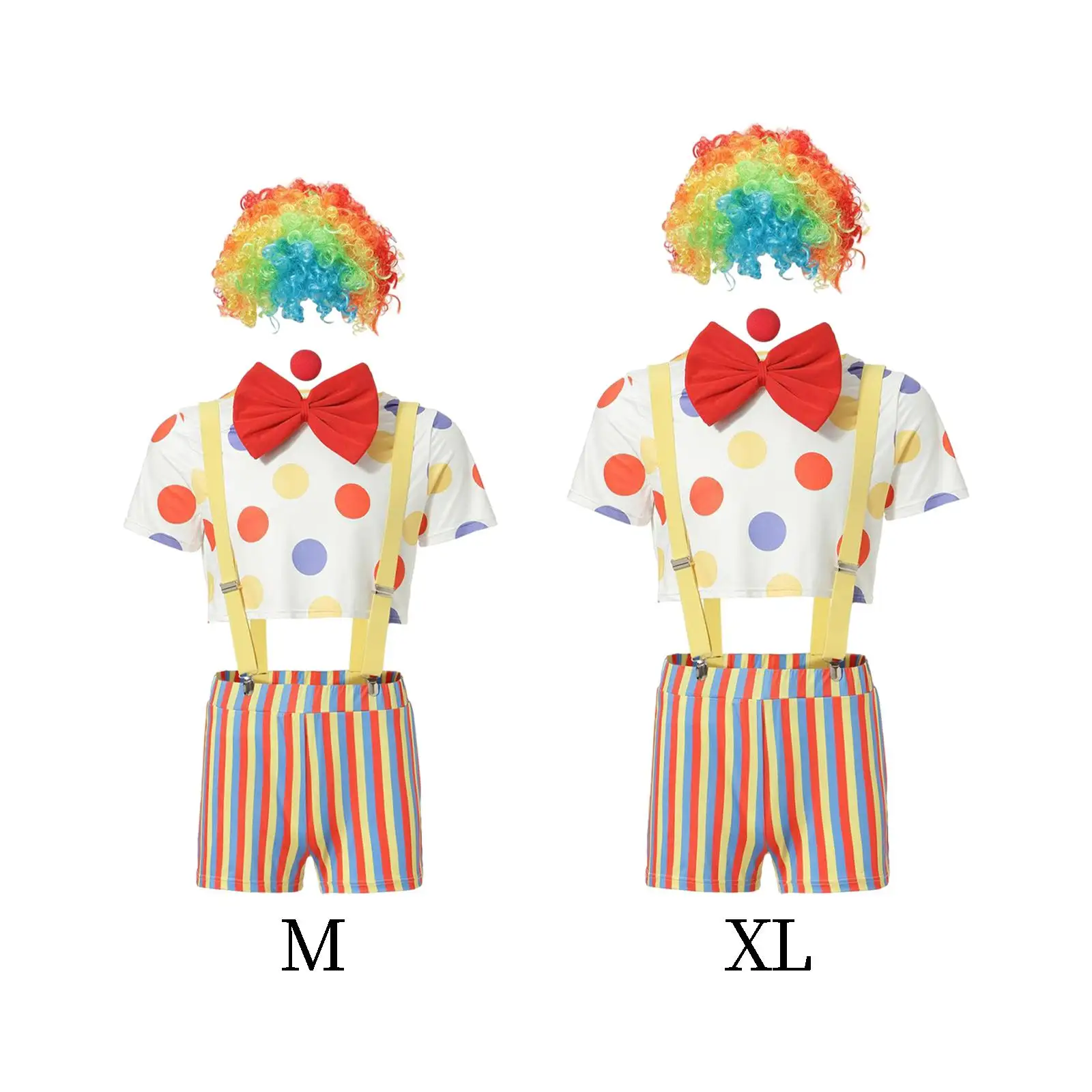 

Halloween Men Clown Cosplay Costume Uniform Polyester Material for Festivals