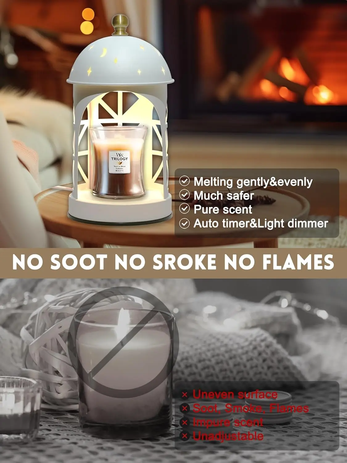 Замок ароматерапия лампа для плавления воска домашняя винтажная настольная