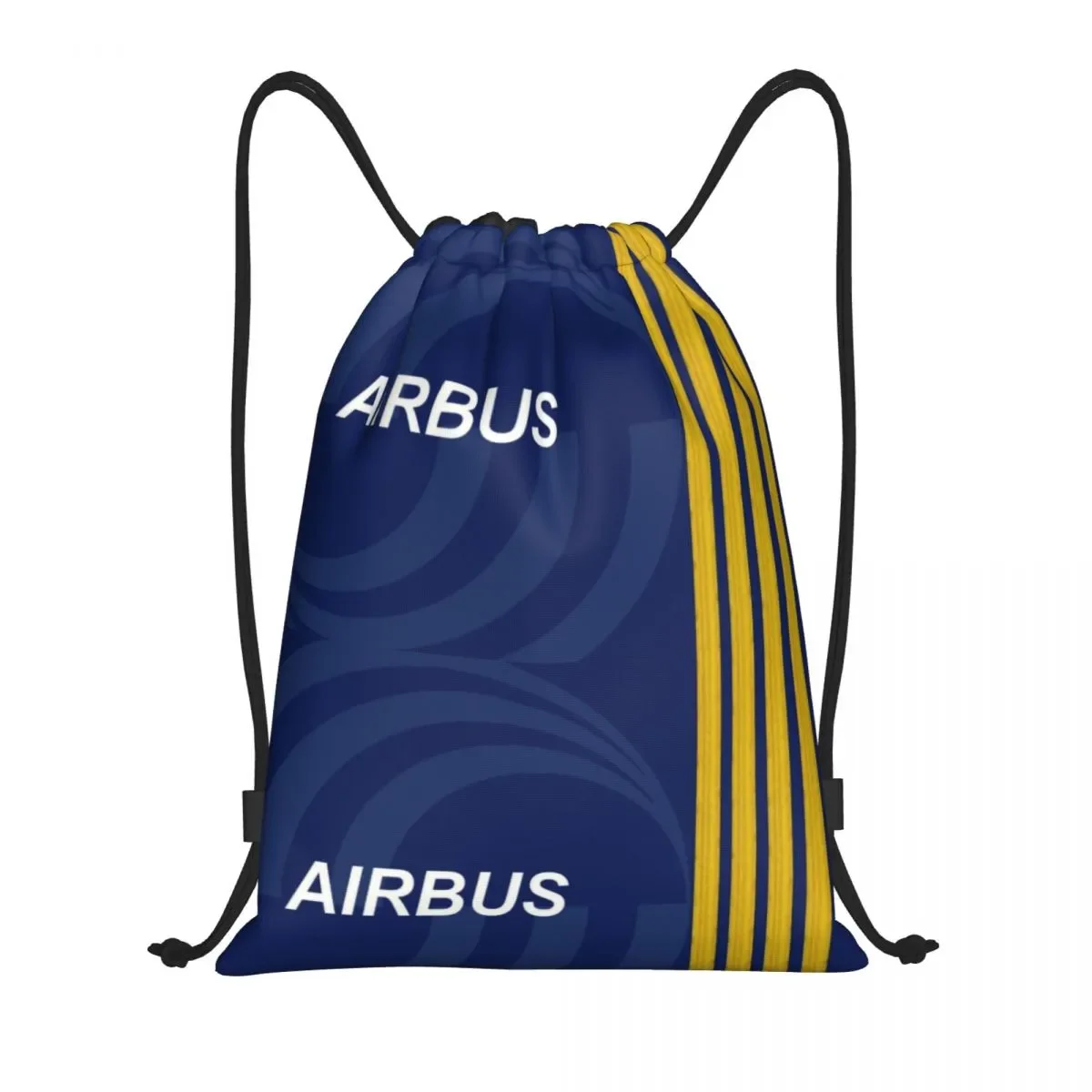 

Airbus Fighter Pilot Drawstring Backpack Women Men Sport Gym Sackpack Portable Aviation Airplane Shopping Bag Sack