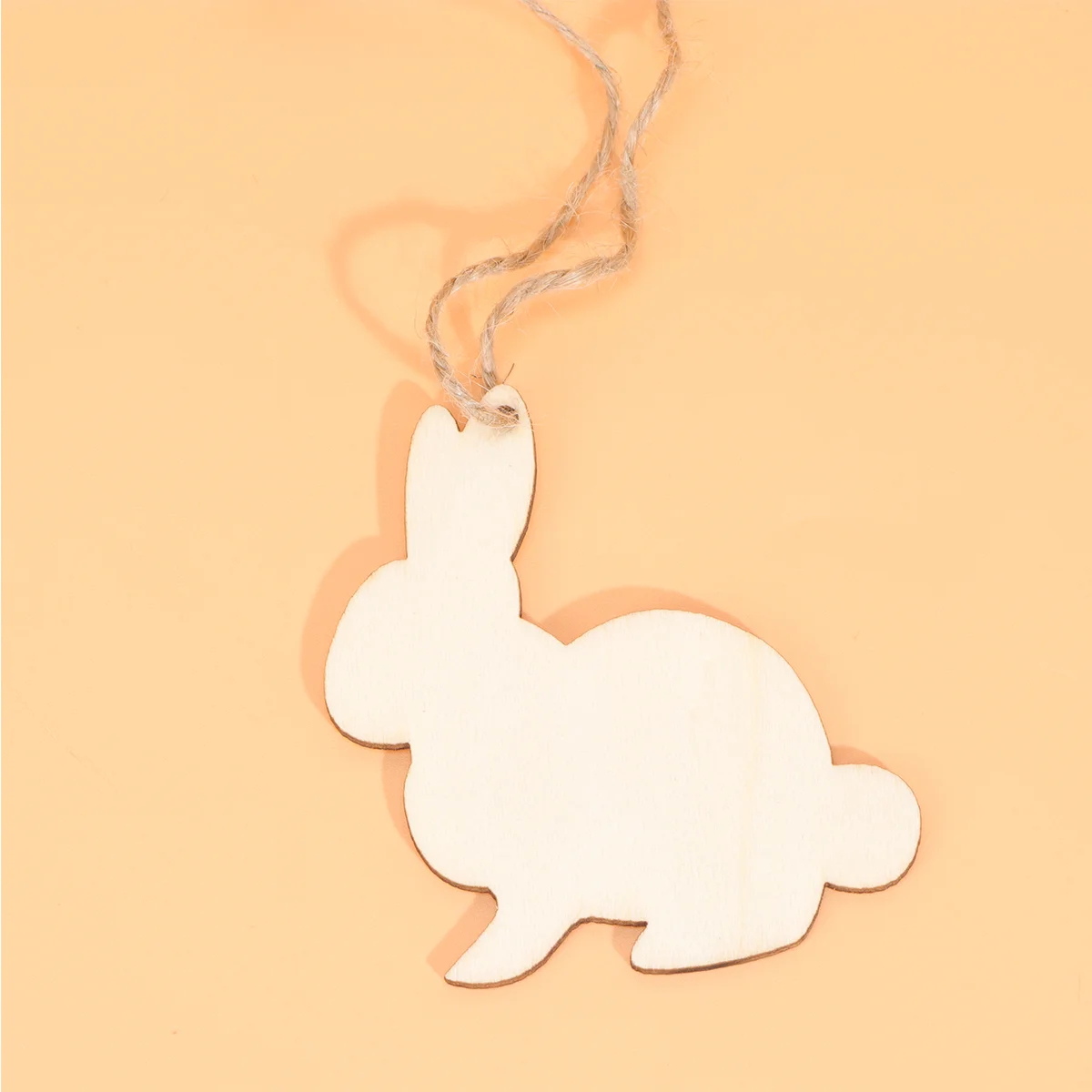 

Wooden Easter Rabbit Bunny Hanging Pendantwood Ornaments Cutouts Diy Crafts Craft Egg Cutout Tags Ornament Decoration Slices