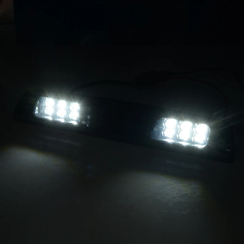 Автомобильный черный красный светодиодный 3-й задний стоп-сигнал грузовой фонарь