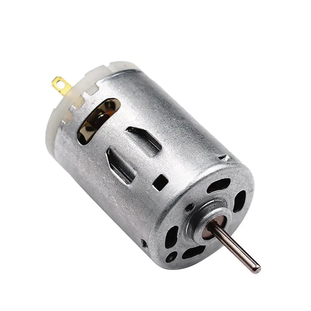 

RS-385 12V Brush DC Motor High Speed Micro DC Motor Brushed Metal Stainless Steel Gear Motor for Electric Appliance Tools Parts