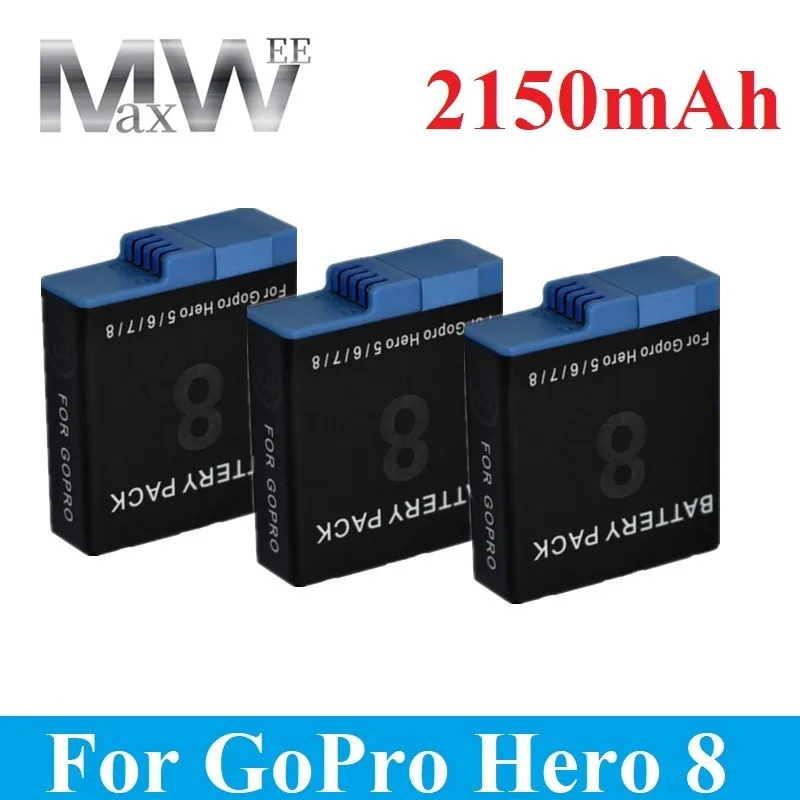 

Аккумулятор на 2150 мА · ч для экшн-Камеры GoPro Hero 8 7 6 5