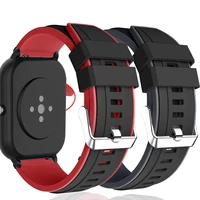 20mm soft silicone watchband for huami amazfit gts strap replacement bracelet wriststrap for huami amazfit bip youth bip lite