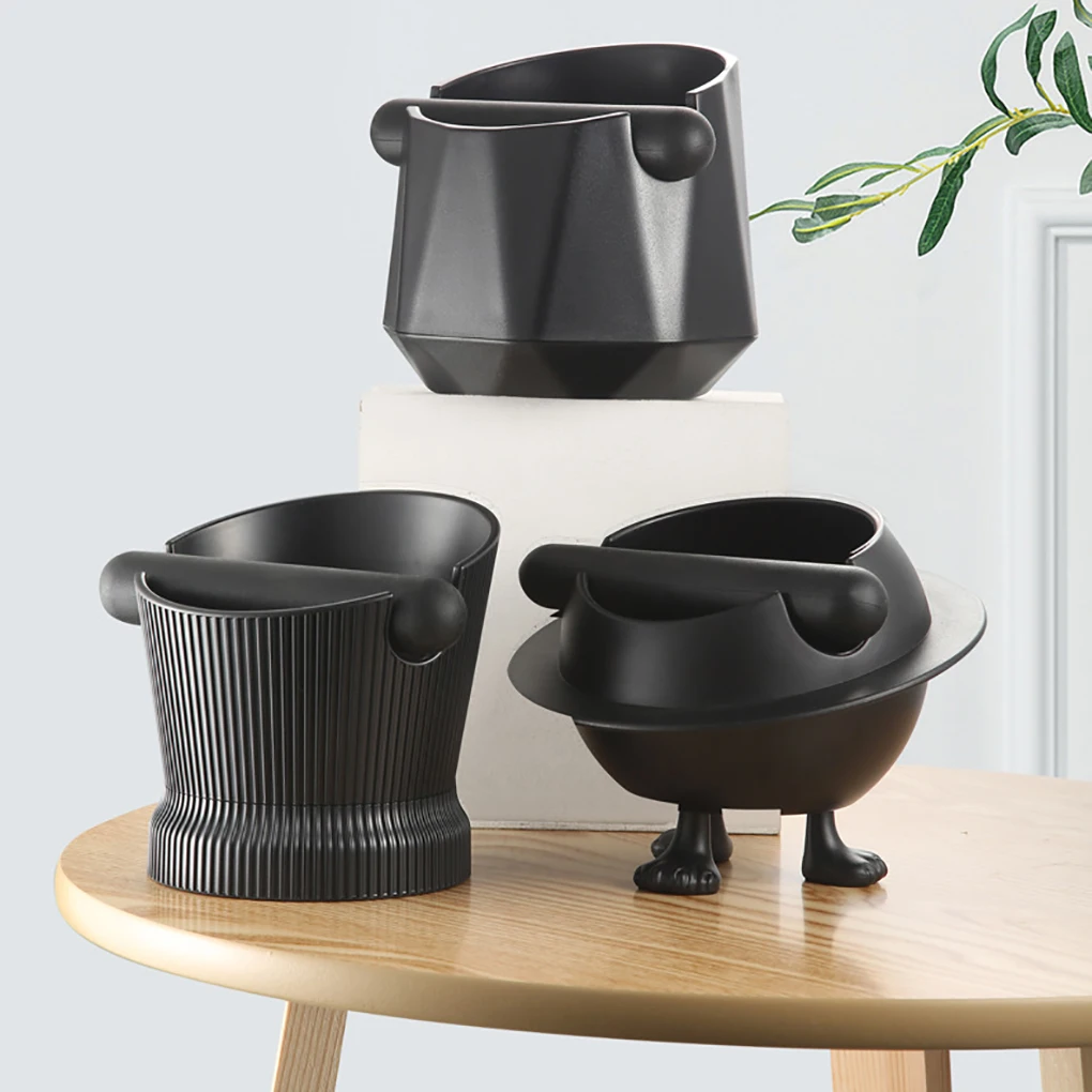 

Кофейные контейнеры из нержавеющей стали, корзина для порошков, резиновое ведро для удара, ведро для помола, хорошие амортизирующие банки для мусора для кухни, звезда