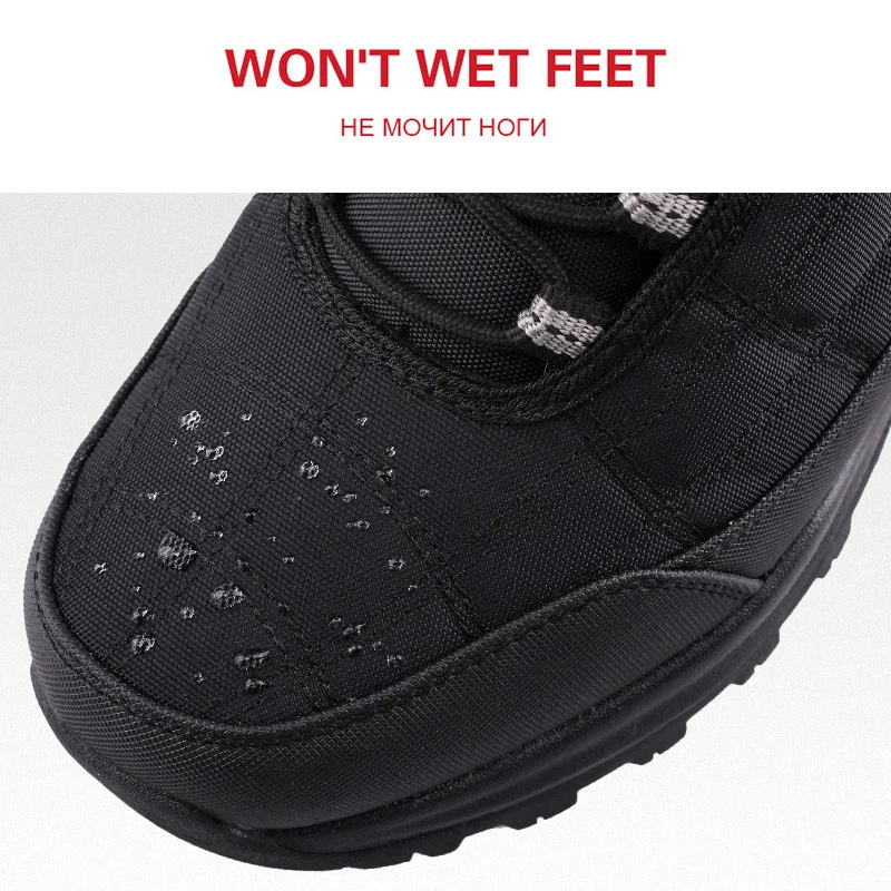 Xiaomi SALUDAS Winter Boots for Men Waterproof Plush Warm Snow Boots 2022 New Non-slip Winter Thickening Winter Sneakers Male