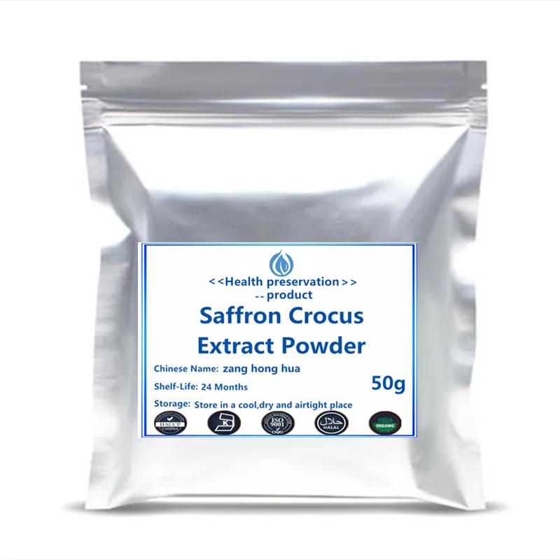 

GMP High Quality Saffron Crocus Sativus Extract Powder,3% Safranal 10:1 Stigma Croci food grade reduce cholesterol