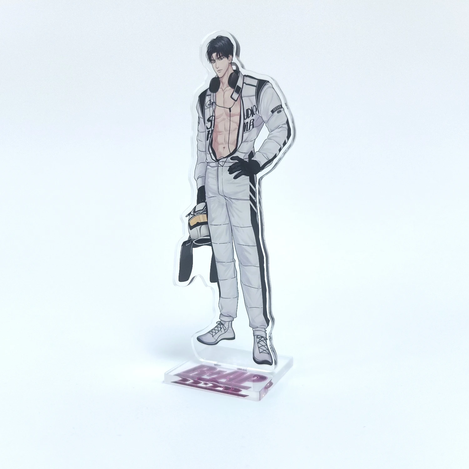 Фото Акриловая подставка и брелок для ключей по мотивам BL Yaoi Manhwa: Payback Racing to Another Pink Racer & Partner – коллекционный аниме-подарок №2