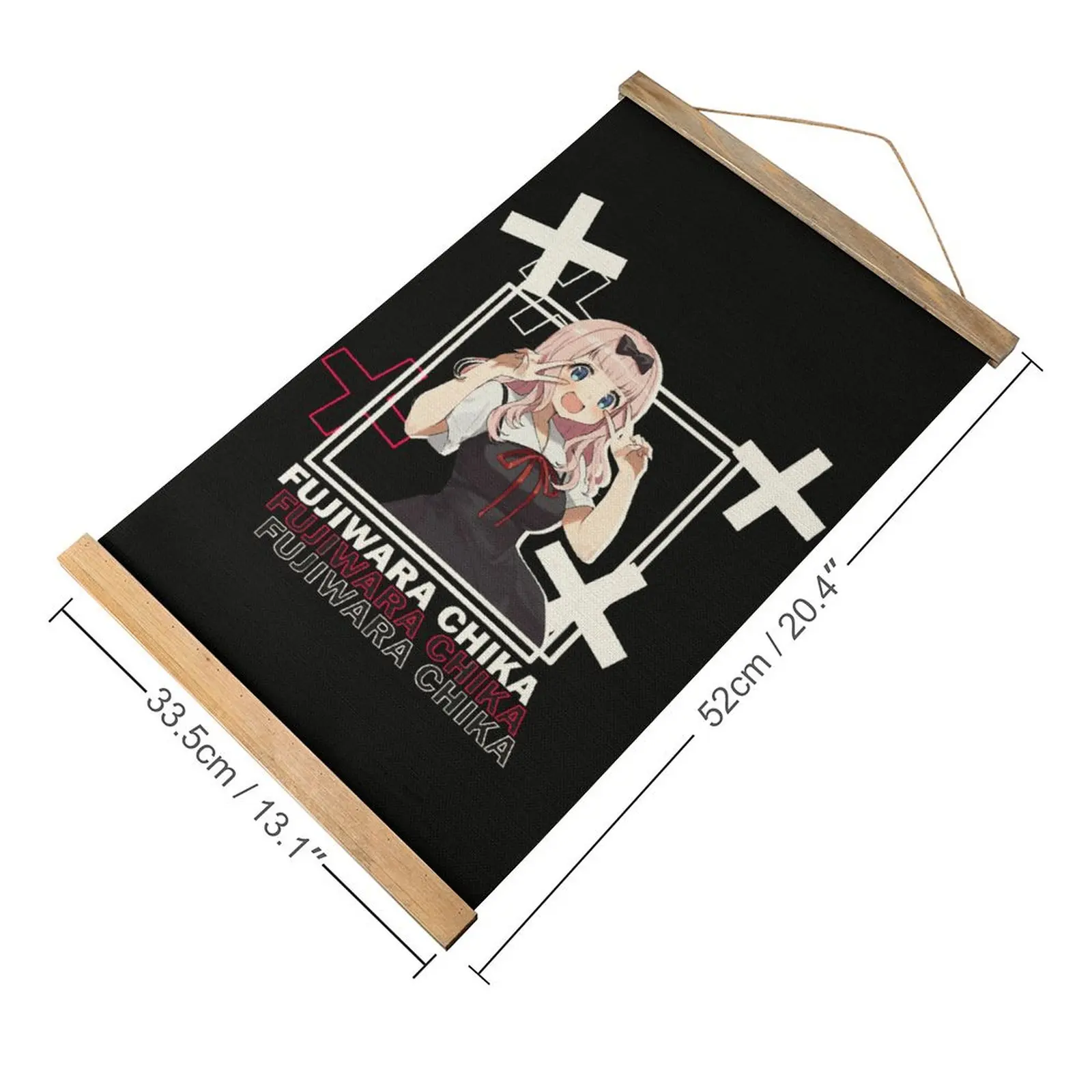 Чика Фудзивара Кагуя Сама Ва Кокорасаретай Холст Подвесная Картина Новинка