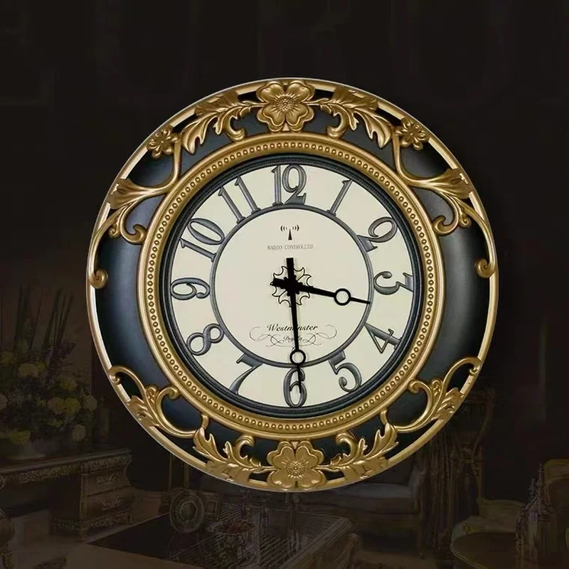 

Европейские настенные часы, американские тихие часы в стиле ретро, модные креативные часы, современные минималистичные настенные часы, кварцевые часы