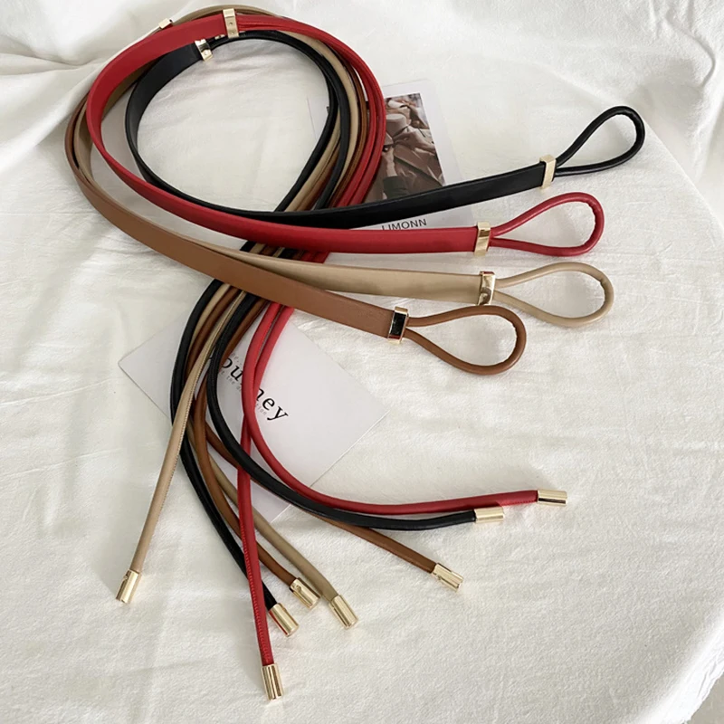 

Новинка 2022, женские тонкие ремни, роскошные винтажные ремни, женская мода, ремень для брюк, пояс без отверстий