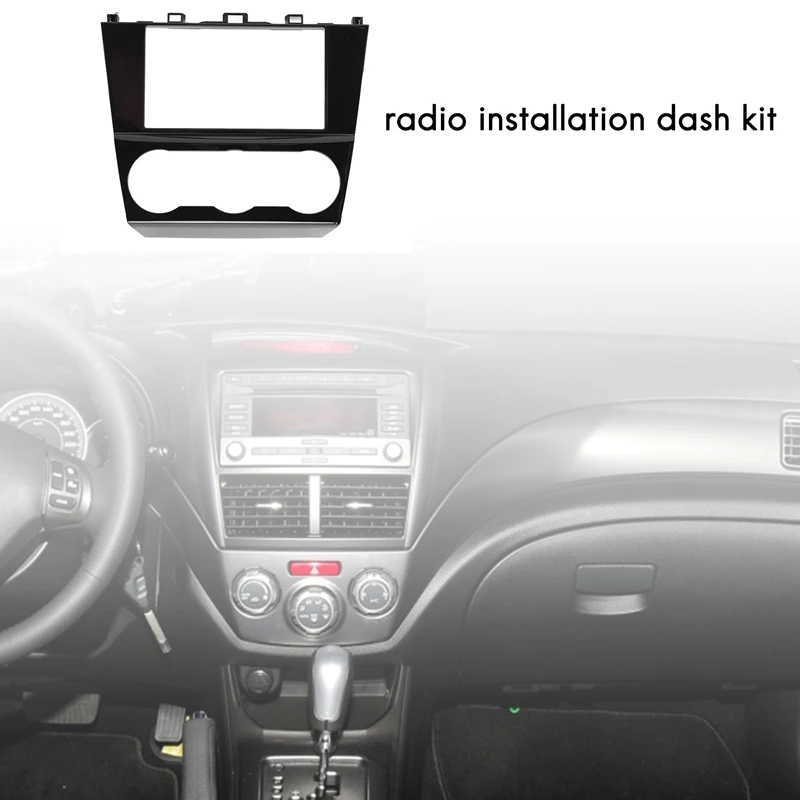 Автомобильный 2Din Dash авторадио комплект крепления для рамы стерео Subaru Impreza Forester XV