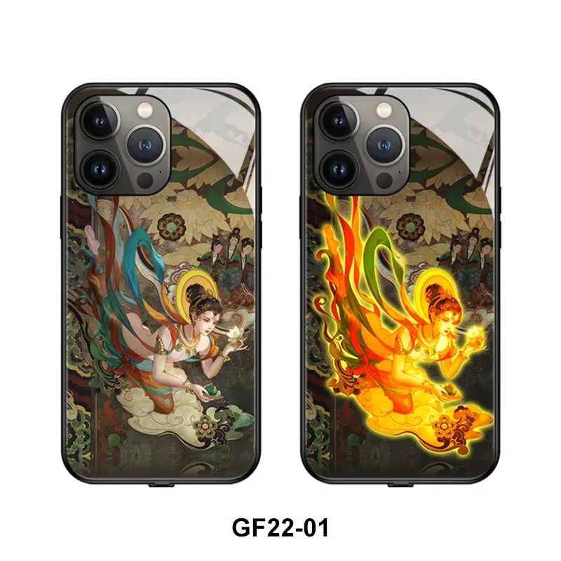 

UNIQUE GLOWING PATTERN PHONE CASE for IPHONE 13 14 SERIES