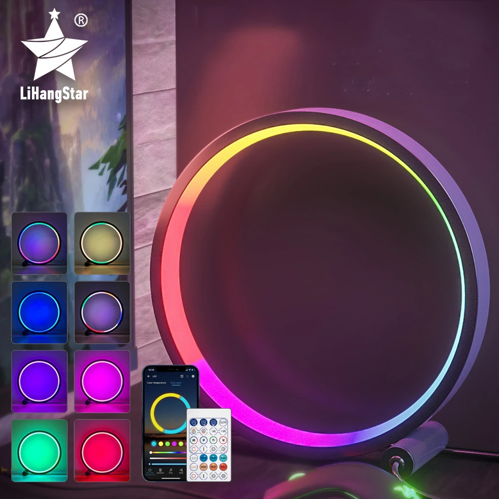 Умный светодиодный ночник Настольный светильник RGB с поддержкой Bluetooth и