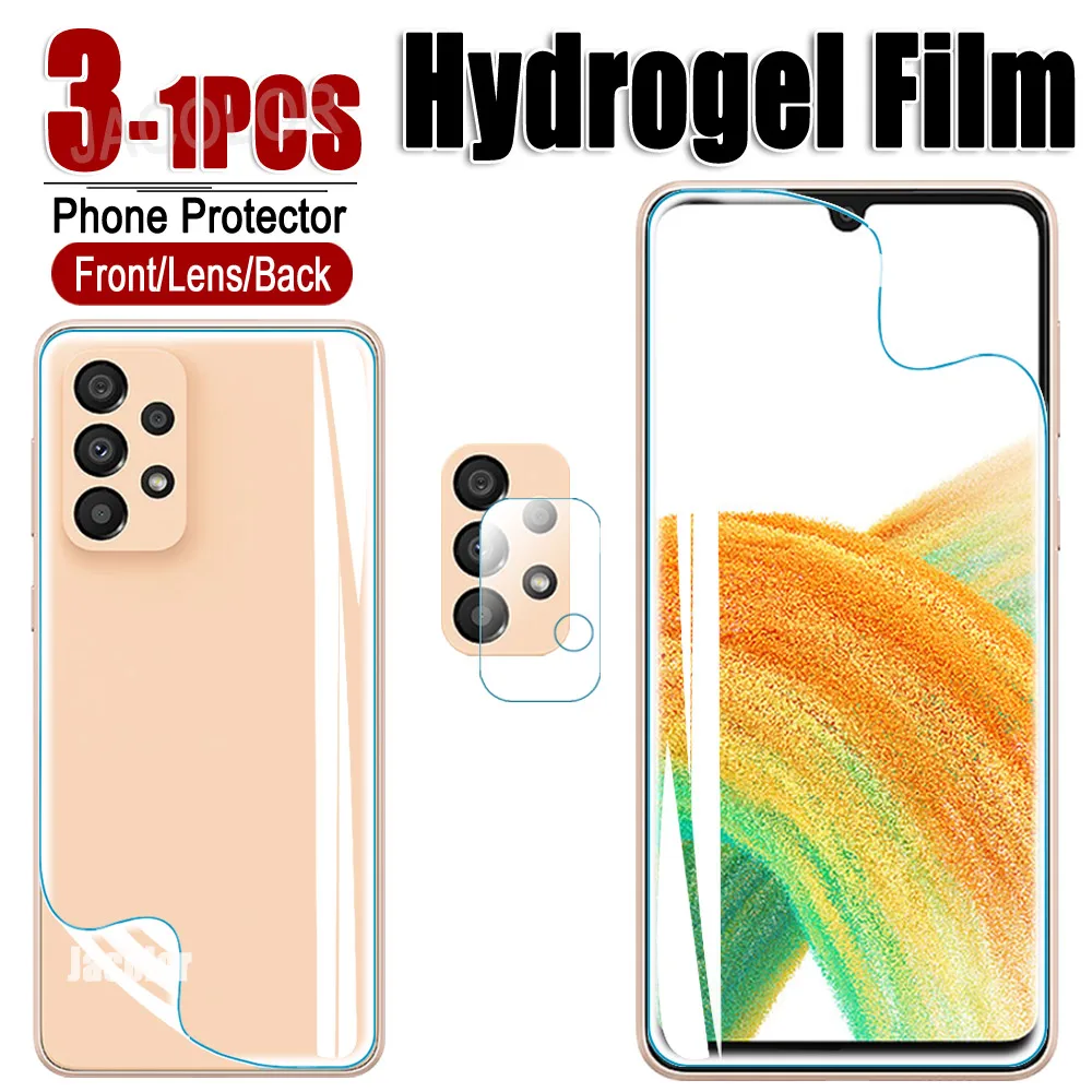 Гидрогелевая пленка для Samsung Galaxy A73 A72 A52 A52S A33 A32 A22 A03S A02S гелевая Защитная